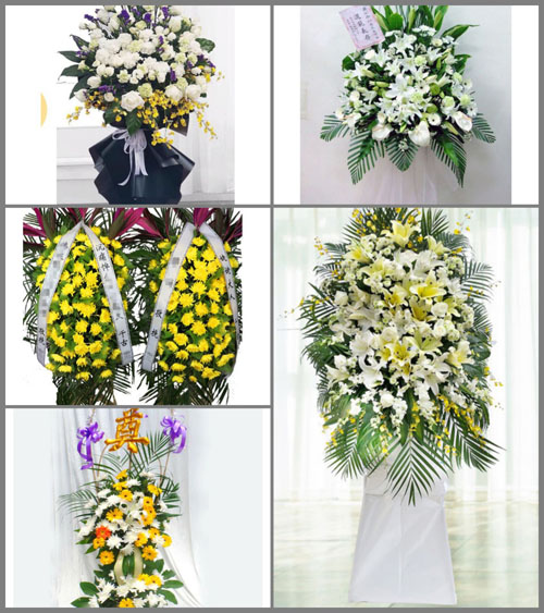 宁夏吴忠市同心县白事花篮预定