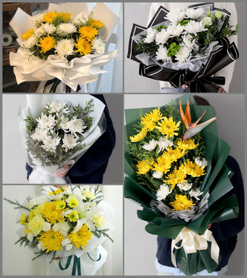 宁夏吴忠市同心县白事花束代送